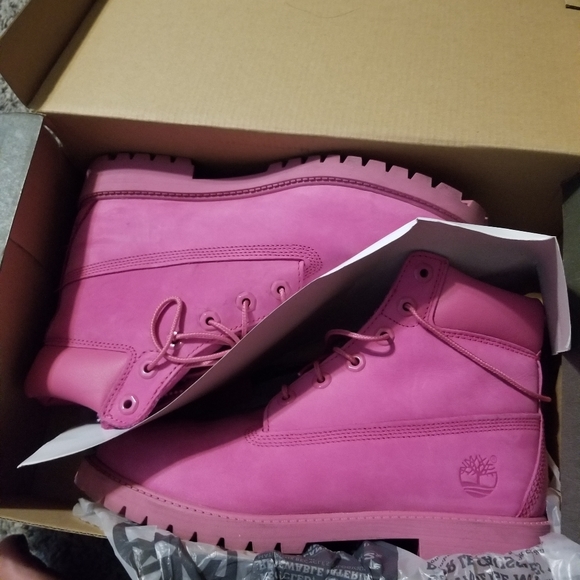 Timberland juniors pink boots - Picture 5 of 10
